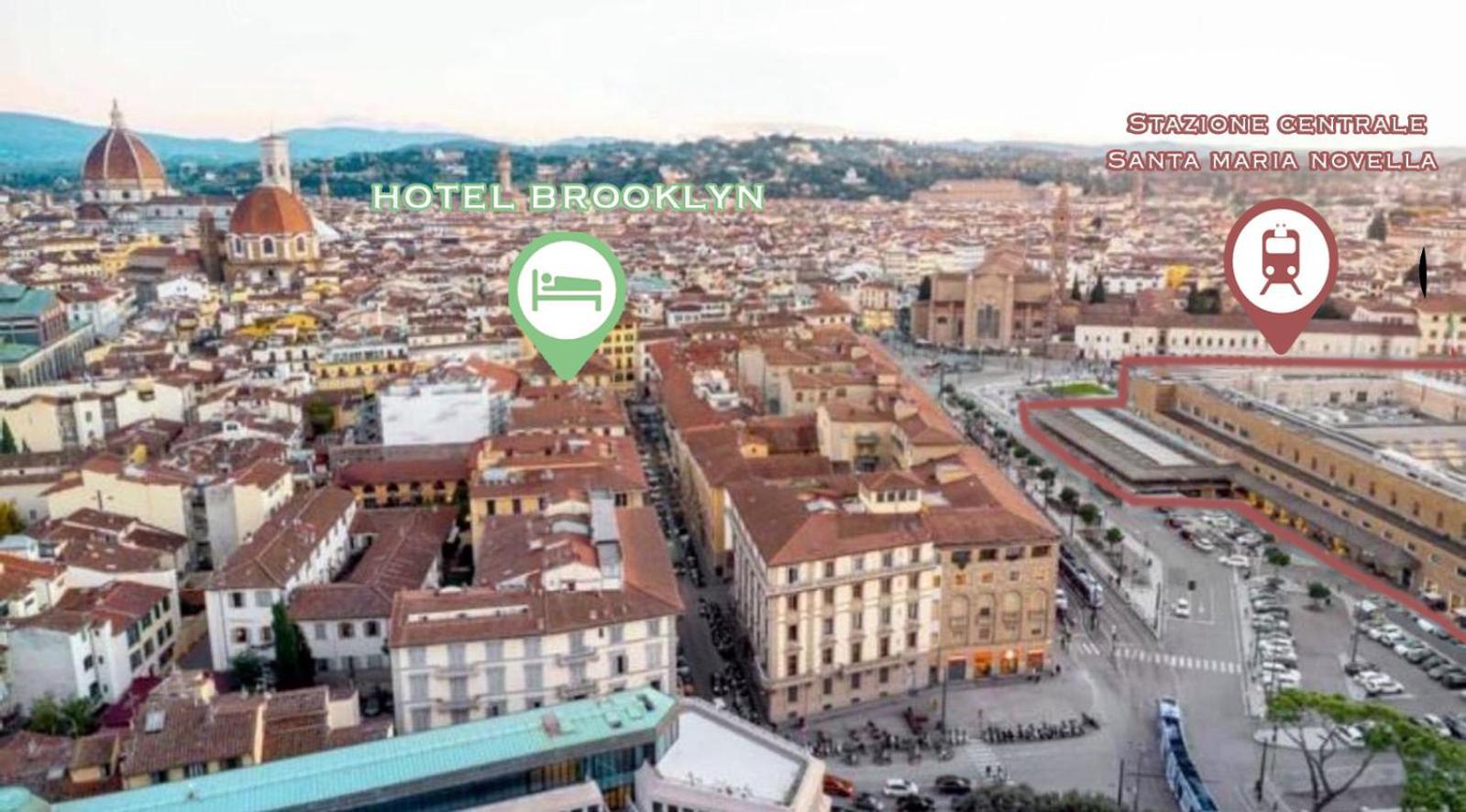 Hotel Brooklyn - Ex Hotel Lombardi Firenze Kültér fotó